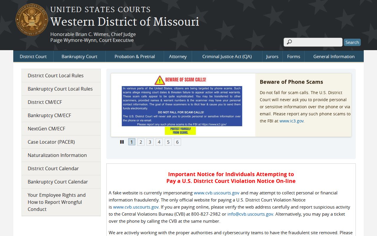 Caldwell County court docket federal court resource image